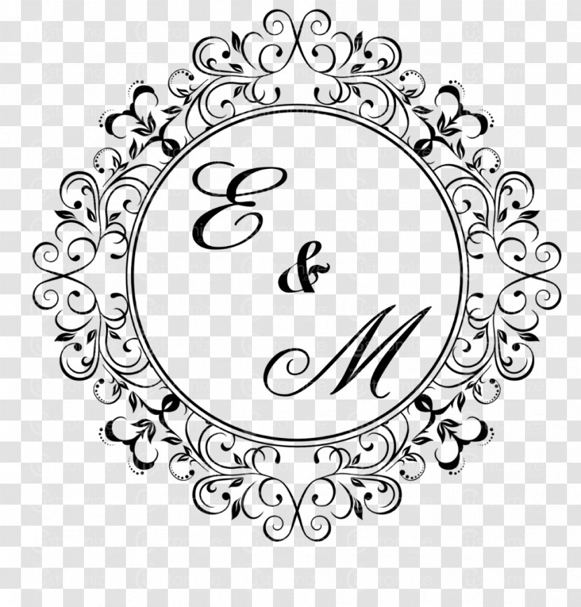 Photography Monogram Marriage - Flower Transparent PNG
