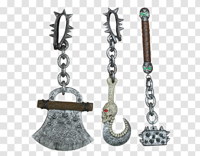 Chain Weapon Earring Jewellery Transparent PNG