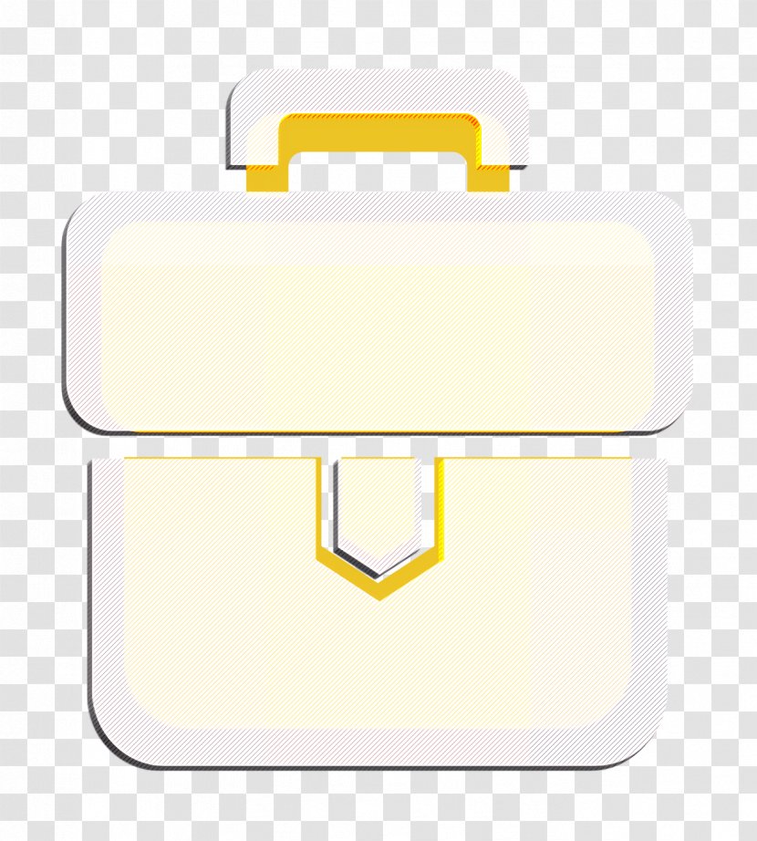 Bag Icon Business Portfolio - Yellow - Rectangle Logo Transparent PNG