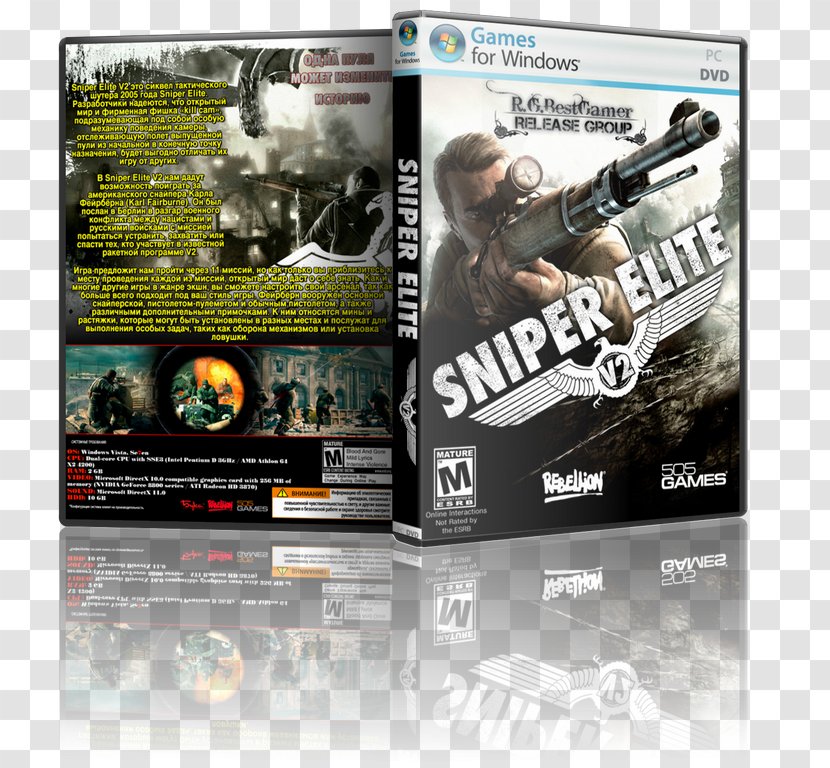 Sniper Elite V2 Xbox 360 III PlayStation 3 - Multimedia Transparent PNG