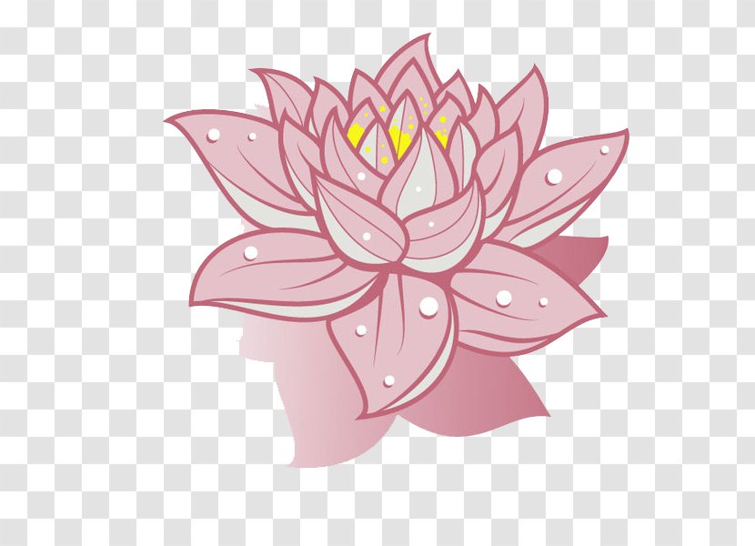 Nelumbo Nucifera Drawing Flower Clip Art - Floristry - Pink Lotus Transparent PNG