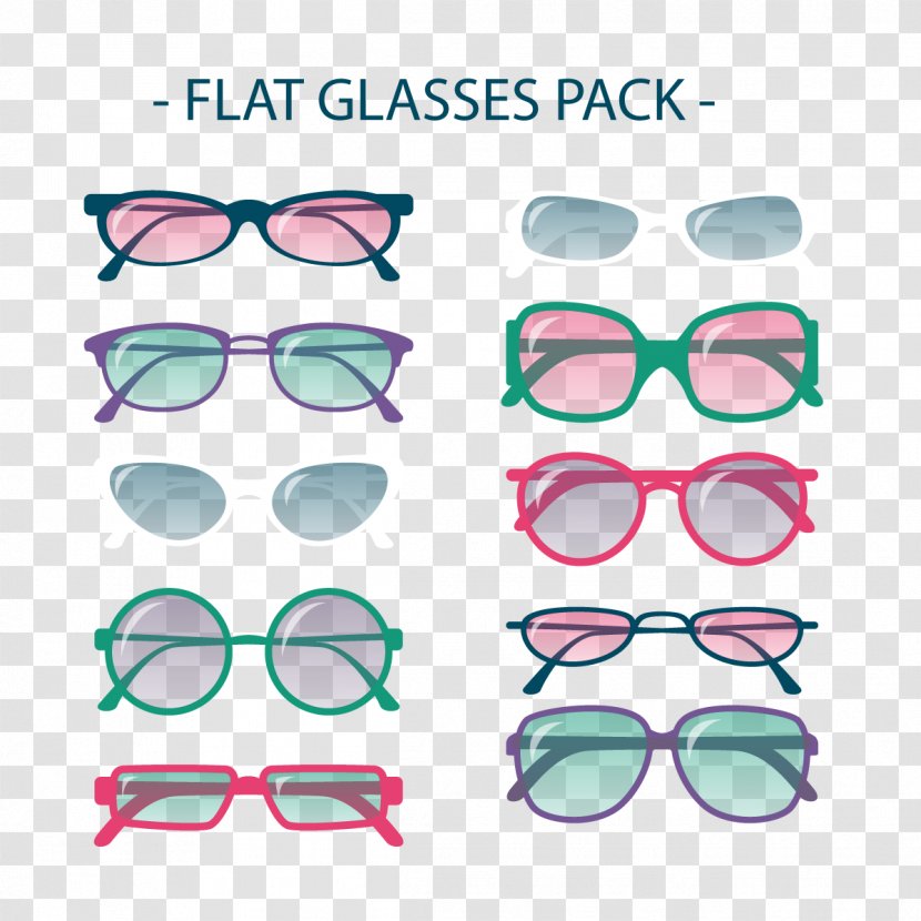 Sunglasses Clip Art - Vision Care - Vector Collection Transparent PNG