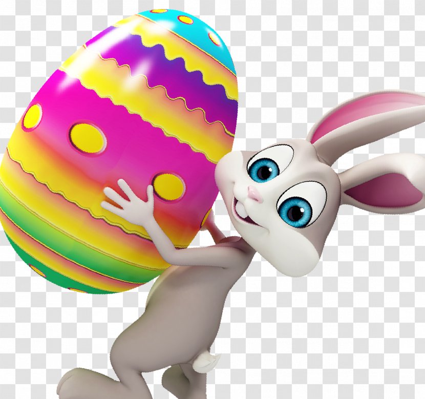 Easter Bunny Rabbit Egg Monday - Butterfly Transparent PNG