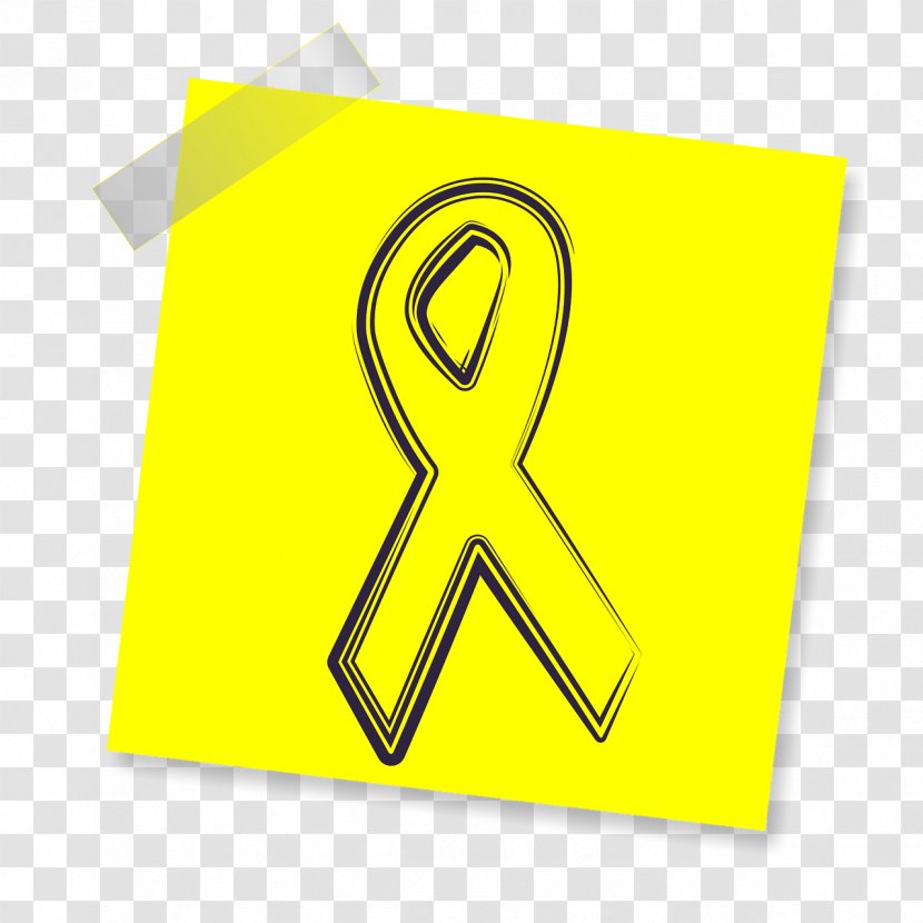 Yellow Ribbon MV Sewol Symbol - Mental Disorder - Post-it Note Transparent PNG