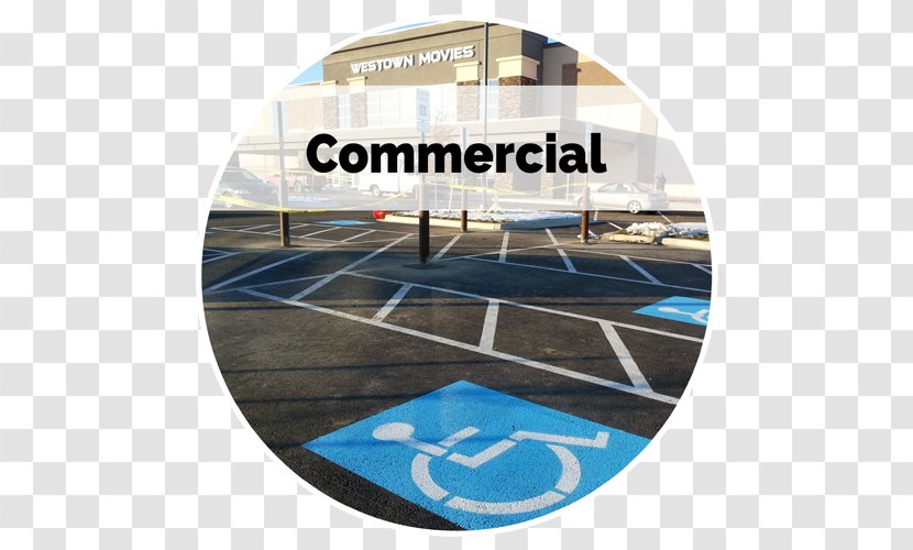 Brand Product - Cartoon - Parking Lot Striping Dimensions Transparent PNG