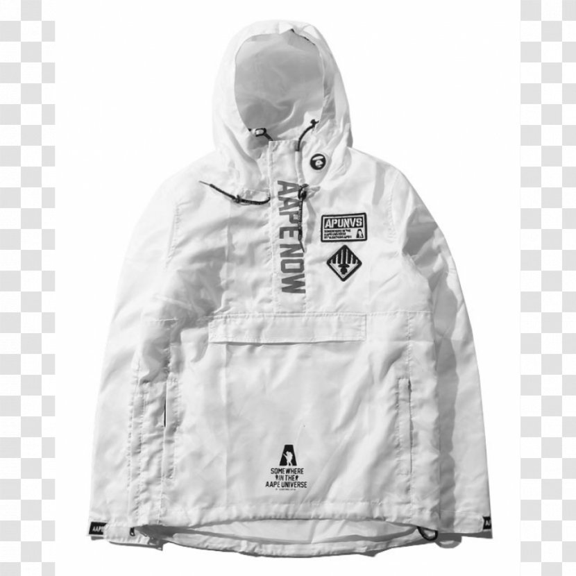 Hoodie T-shirt Jacket Outerwear - Bathing Ape Transparent PNG