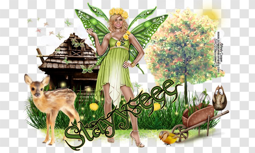 Fairy Tree Fauna Cartoon Transparent PNG