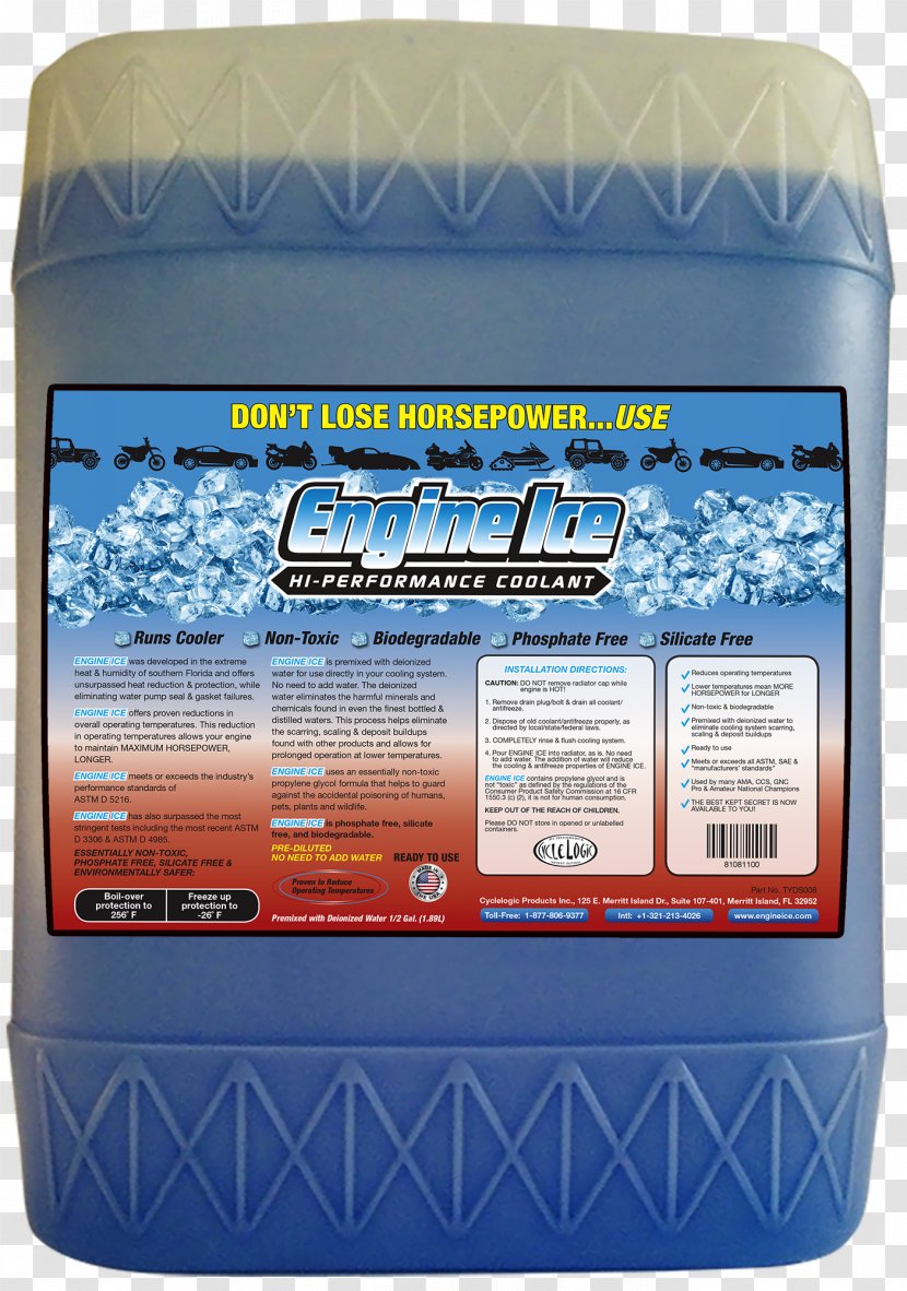 Car Coolant Antifreeze Motorcycle Radiator - Brand Transparent PNG