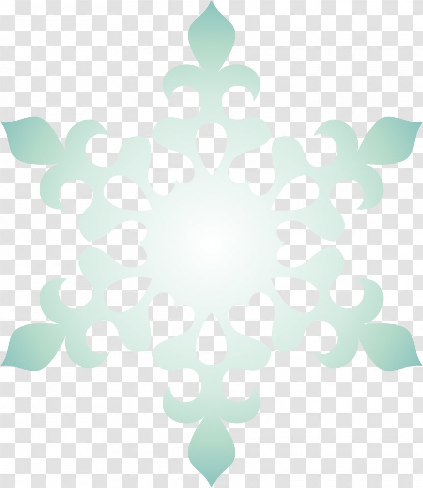 Leaf Computer Pattern - Symmetry - Green Shining Snow Transparent PNG