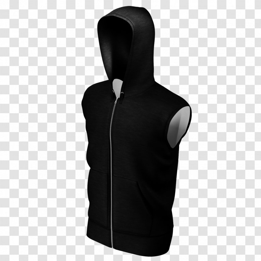 Hoodie Zipper T-shirt Sleeveless Shirt - Backpack Transparent PNG
