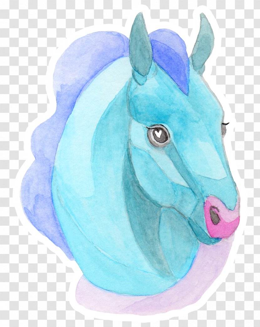 Horse Drawing /m/02csf Illustration Snout - Mythical Creature Transparent PNG