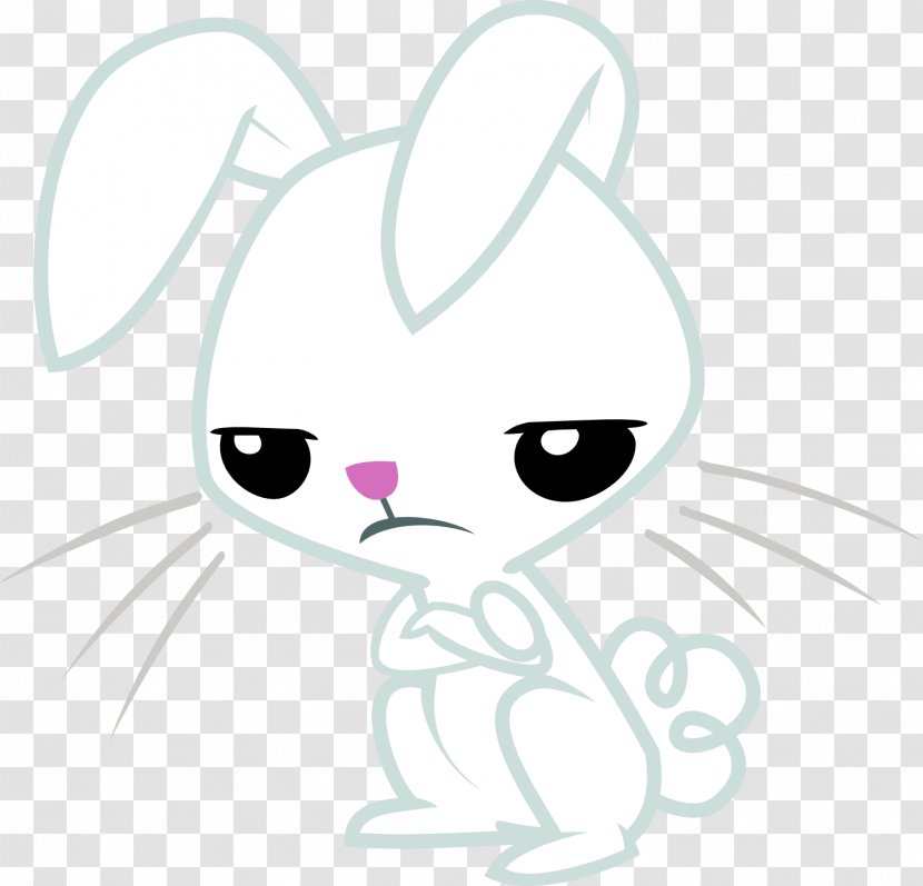 Angel Bunny Rabbit Cat Drawing - Cartoon Transparent PNG