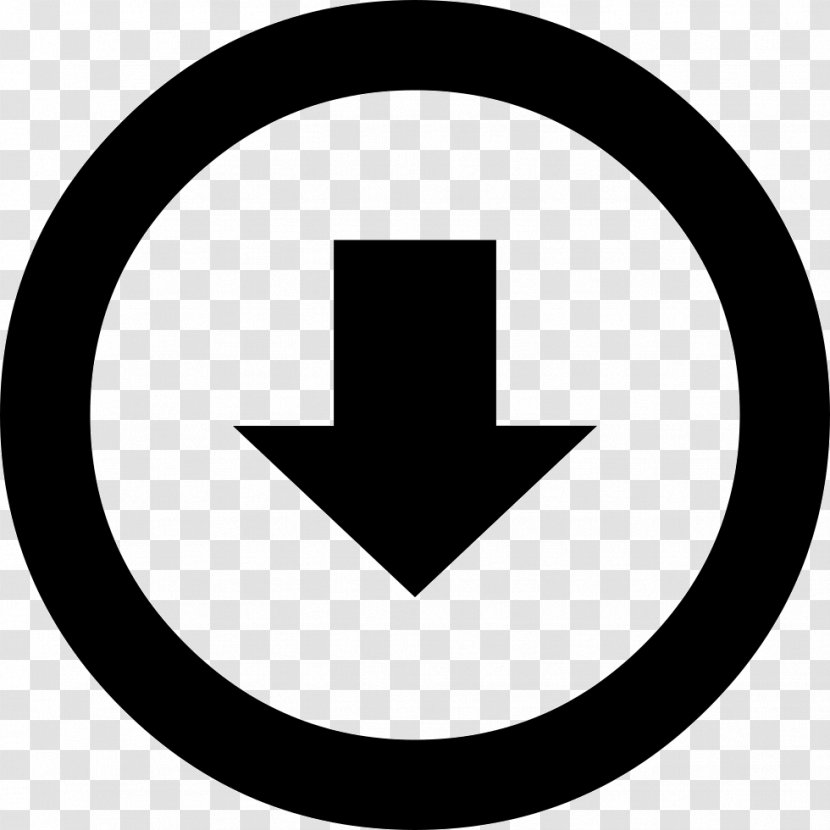Symbol Download Arrow Button - Heart - Direction Transparent PNG