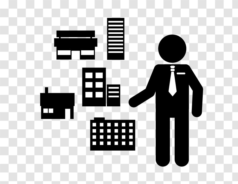 Pictogram Building Real Estate Agent House - Text Transparent PNG