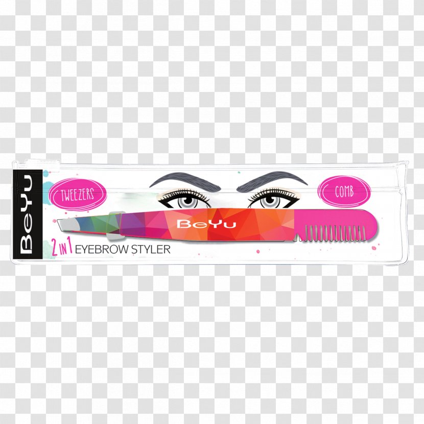 Tweezers Cosmetics Eyelash Eyebrow Perfume - Pink - Eyes Closed Transparent PNG
