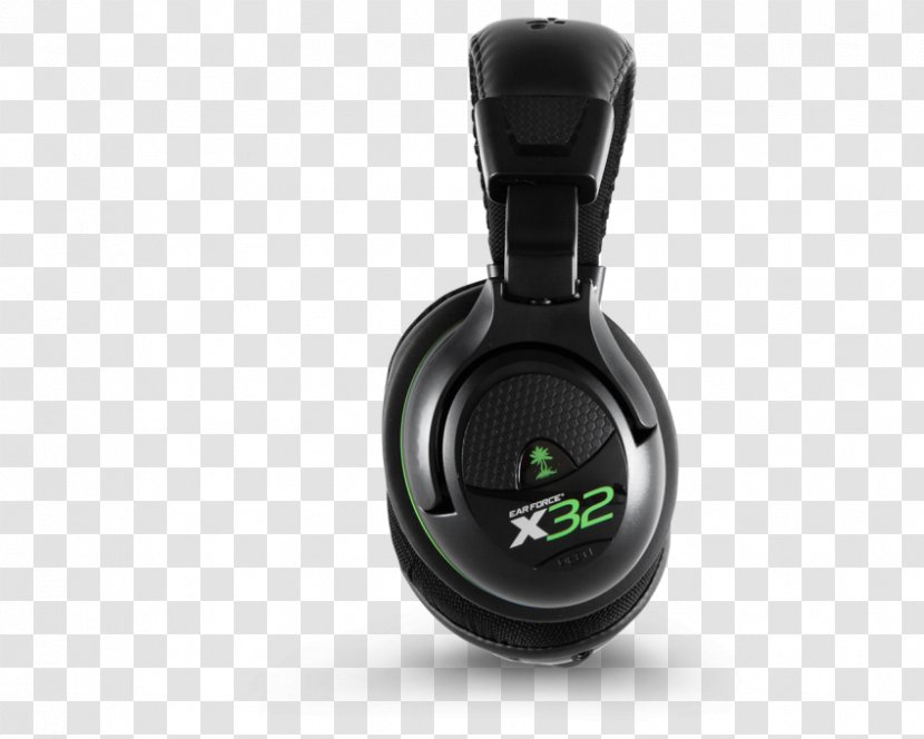 Headphones Xbox 360 Wireless Headset Microphone - Turtle Beach X32 Transparent PNG