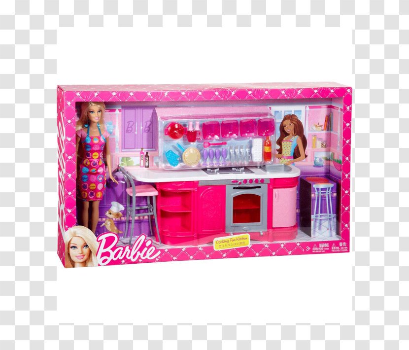 Barbie Kitchen Doll Toy Mattel - Cooking Transparent PNG