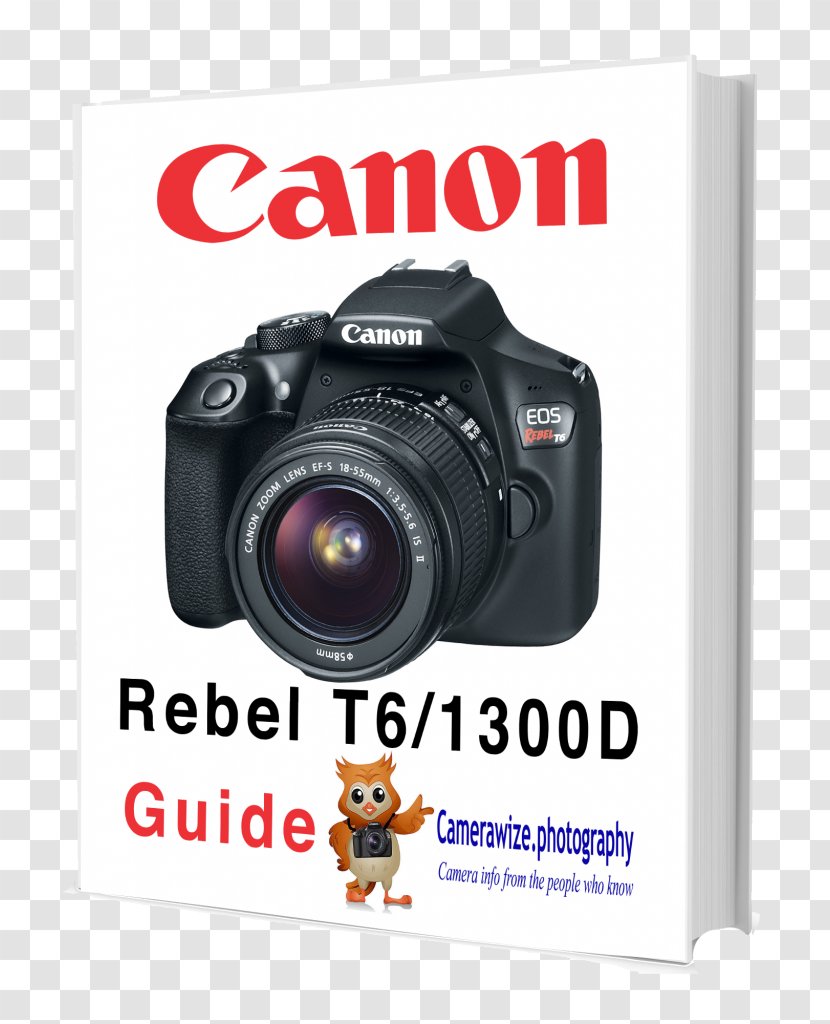 Digital SLR Canon EOS 1300D Camera Lens Photography Mirrorless Interchangeable-lens - Single Reflex Transparent PNG