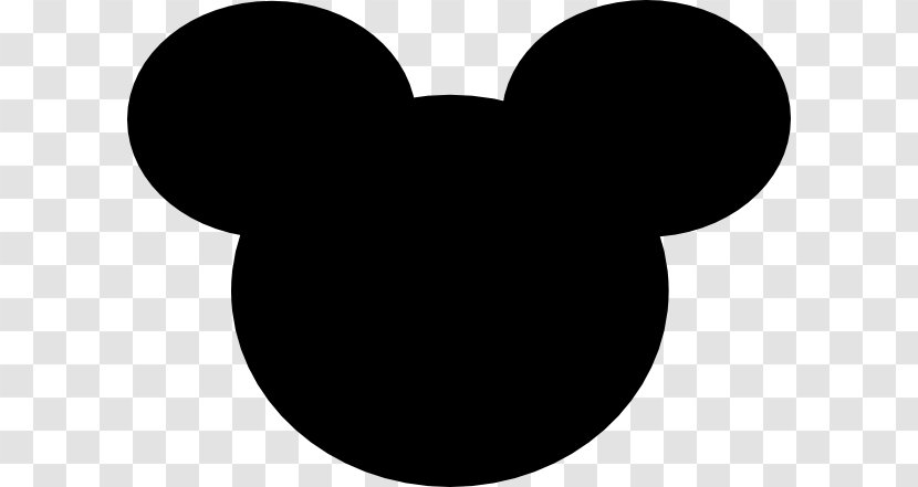 Mickey Mouse Minnie Donald Duck Clip Art - Clubhouse - SILHOUTTE Transparent PNG