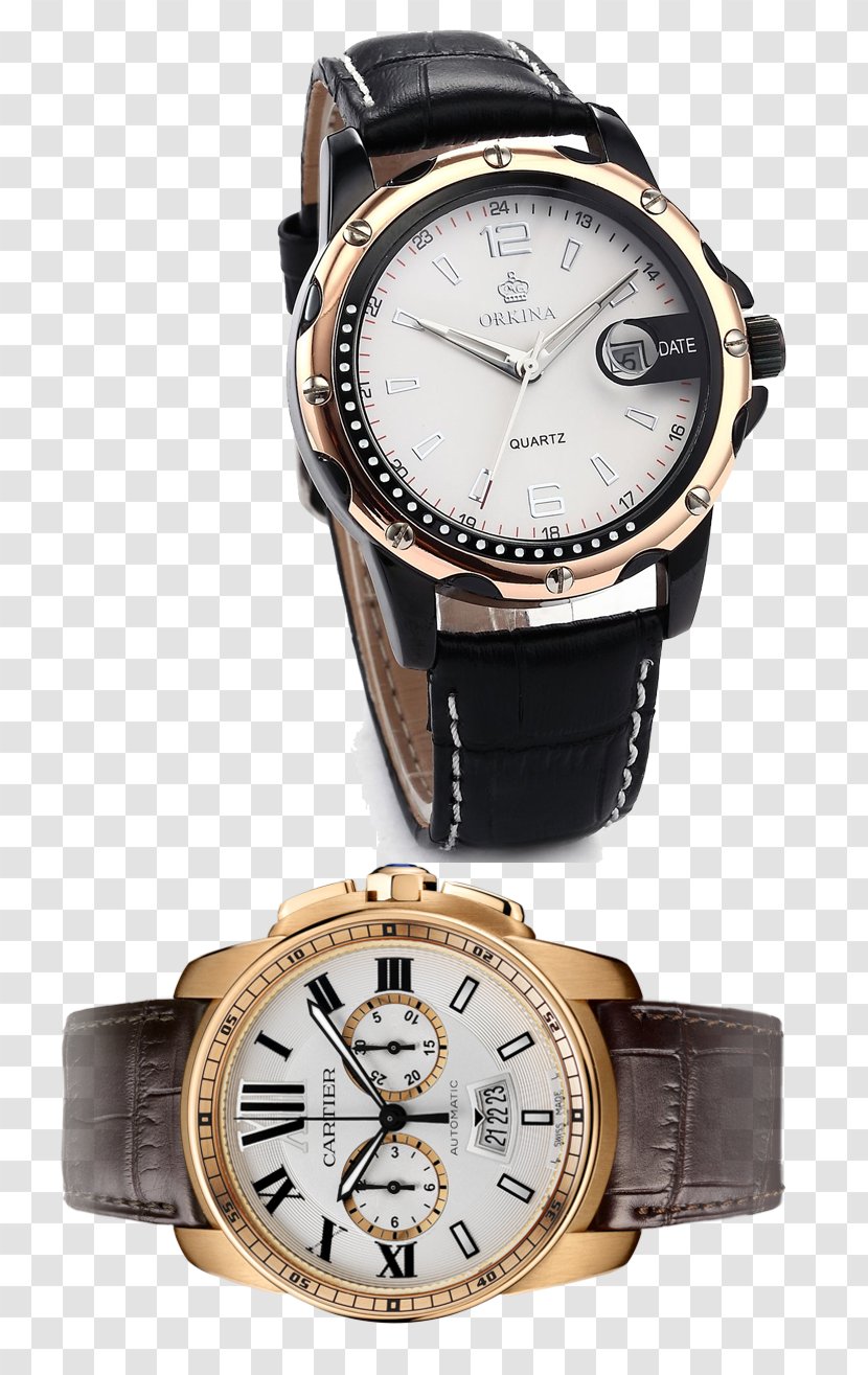 Smartwatch Clock - Watch Strap - Black Men's Transparent PNG