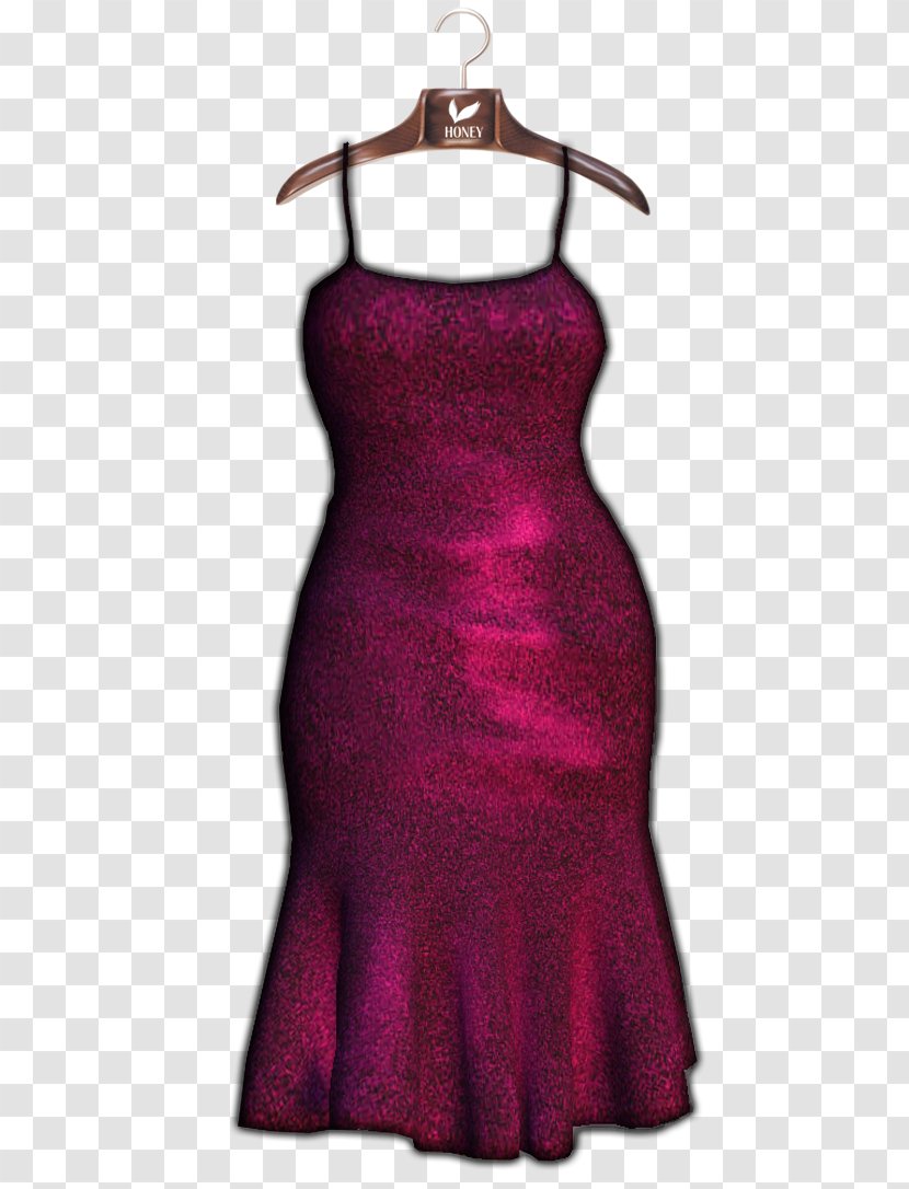 Cocktail Dress Velvet Shoulder Transparent PNG