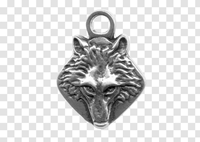 Charm Bracelet Silver Britannia Metal Jewellery - Gray Wolf Transparent PNG