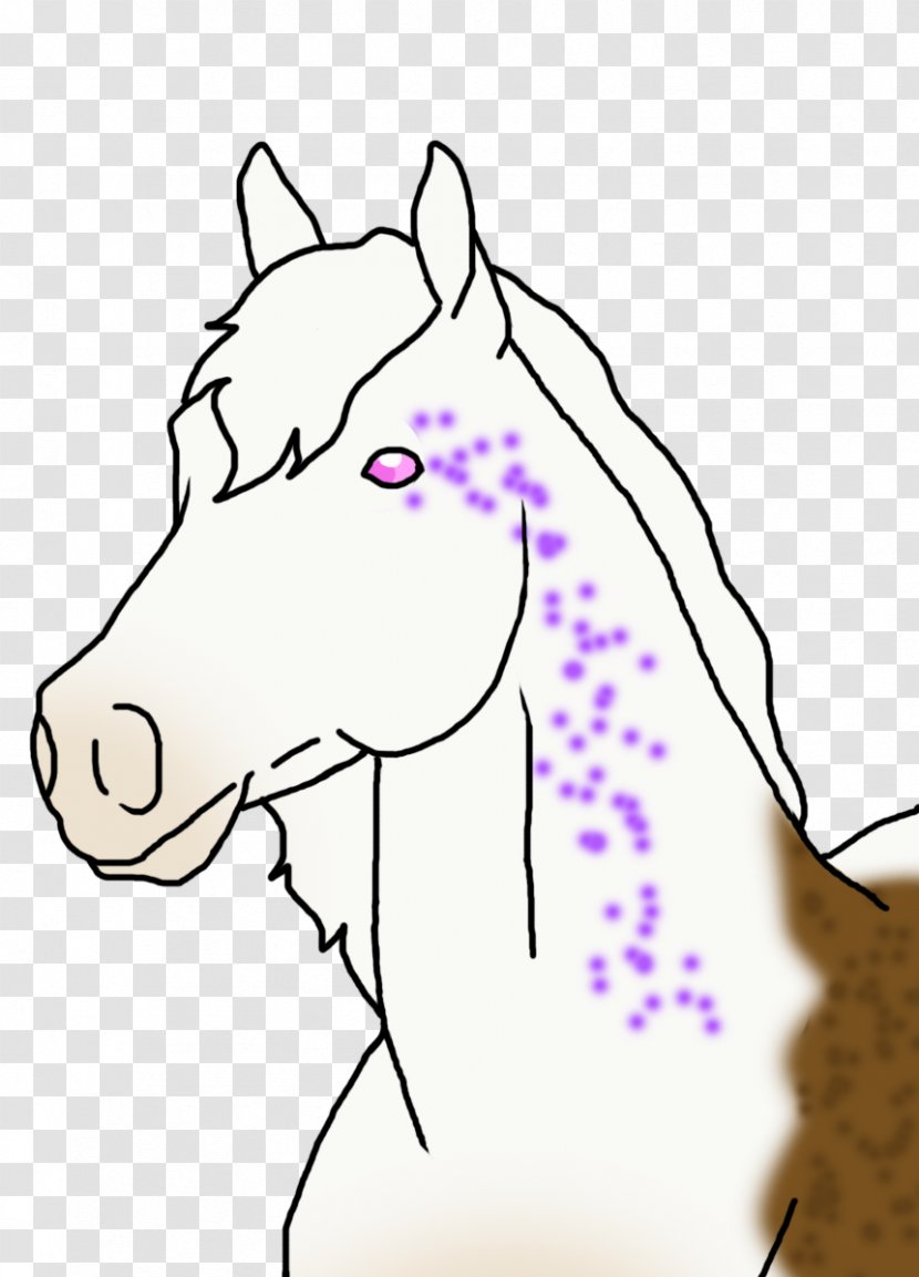 Halter Snout Mustang Rein Clip Art - Watercolor Transparent PNG