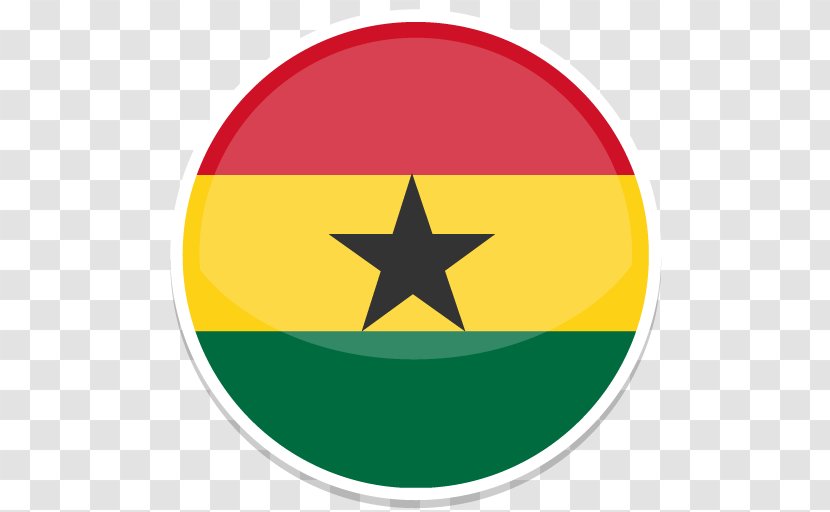 Circle Symbol Yellow Font - Decal - Ghana Transparent PNG