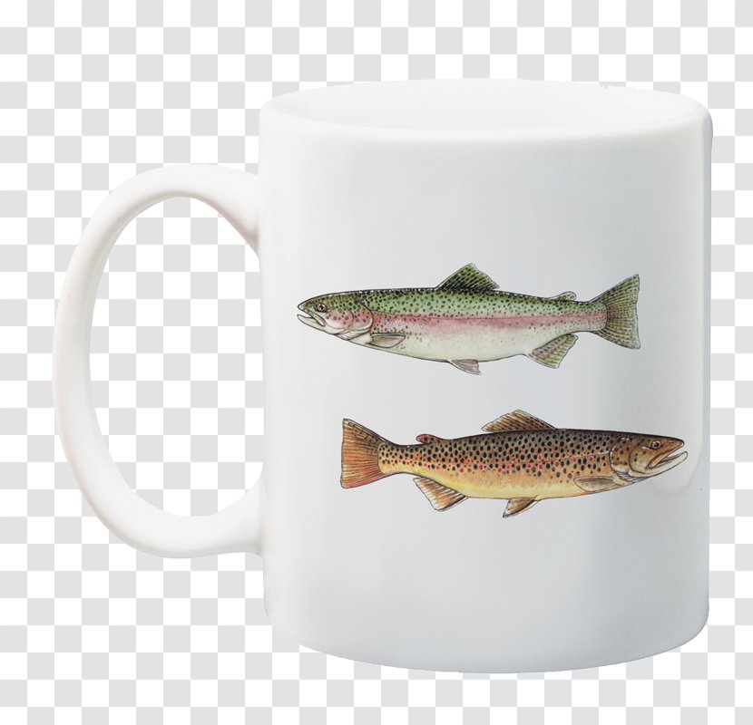 Mug Cup Fish Rainbow Trout Clip Art Transparent PNG