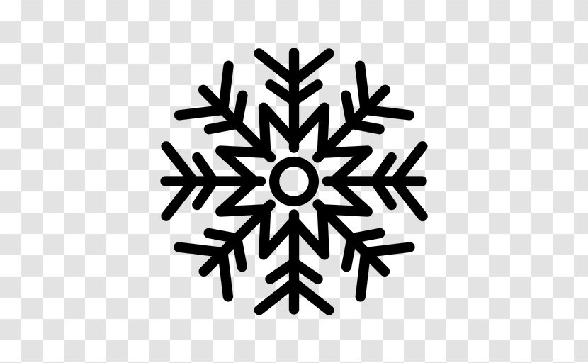 Snowflake Background - Drawing - Logo Symbol Transparent PNG