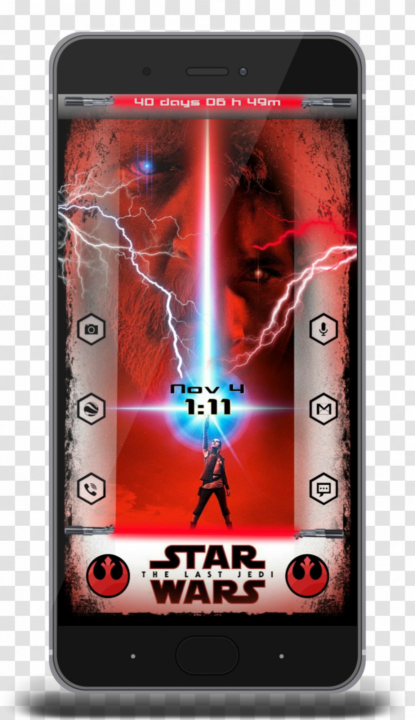 Feature Phone Smartphone Mobile Phones Star Wars Poster - Portable Communications Device Transparent PNG