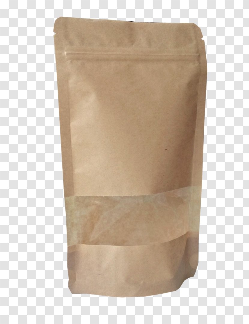 Kraft Paper Doypack Bag Packmittel - Beige Transparent PNG
