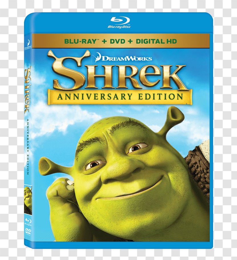 Blu-ray Disc Shrek Film Series Lord Farquaad DreamWorks Animation - Digital Copy - Eddie Murphy Transparent PNG