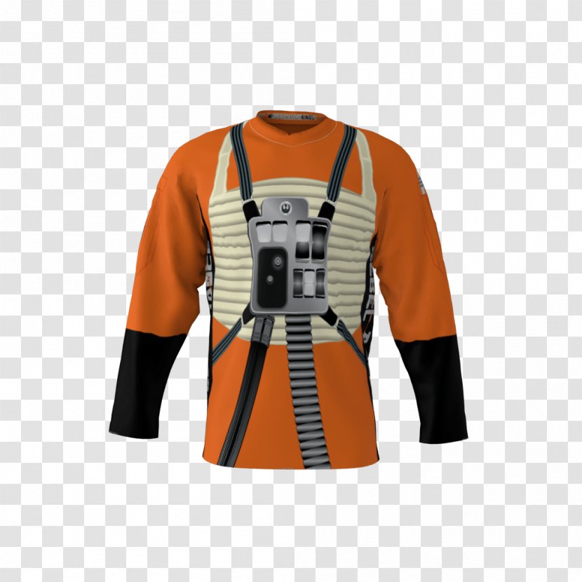 T-shirt Sleeve Hockey Jersey Star Wars - Outerwear Transparent PNG