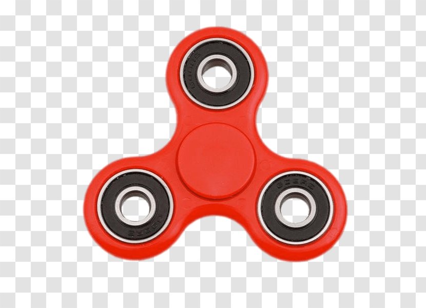 Red Fidget Spinner Classic Swipe Fidgeting - Android Transparent PNG