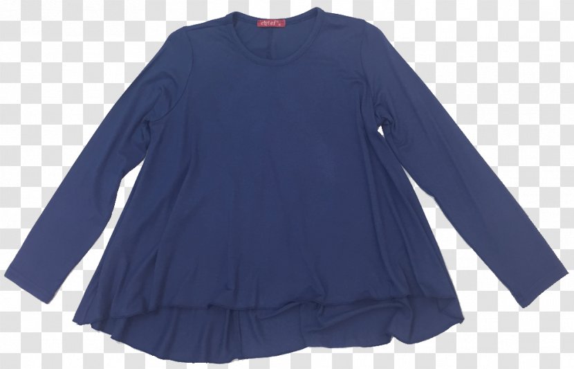 Long-sleeved T-shirt Electric Blue - Button - Chief Transparent PNG
