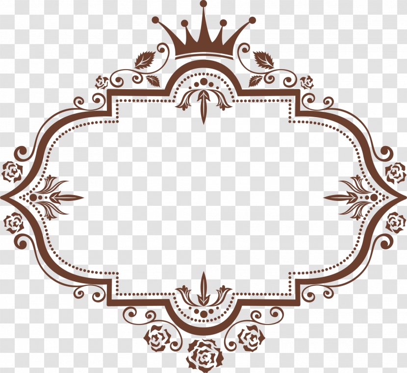 Coffee - Wedding Invitation - Crown Frame Transparent PNG