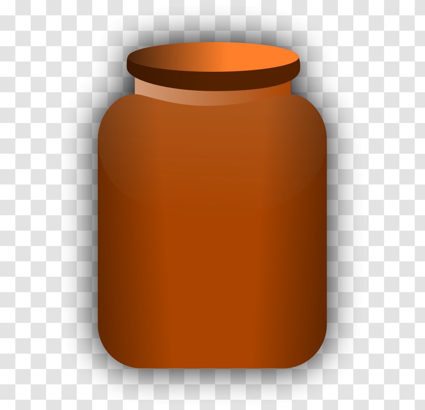 Caramel Color Cylinder - Artifact - Mason Jar Prototype Transparent PNG