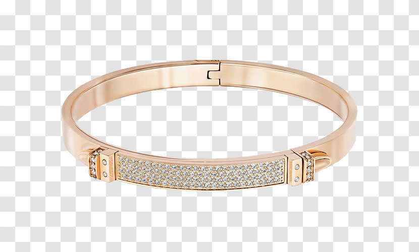 Bangle Swarovski AG Bracelet Jewellery Gold Plating - Buckle - Jewelry Narrow Transparent PNG