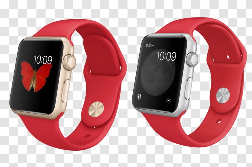 Apple Watch Series 3 2 Chinese New Year - Red Watches Transparent PNG