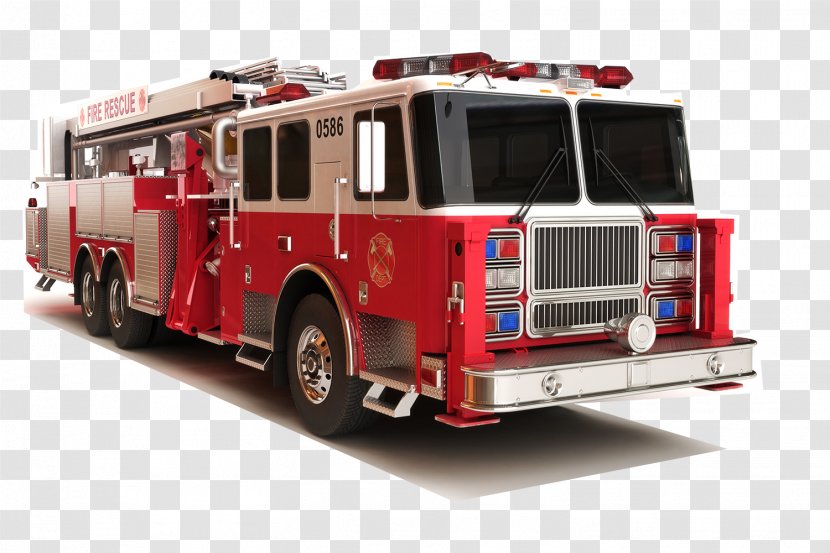 Beautifully Fire Safety - Truck - Engine Red Transparent PNG