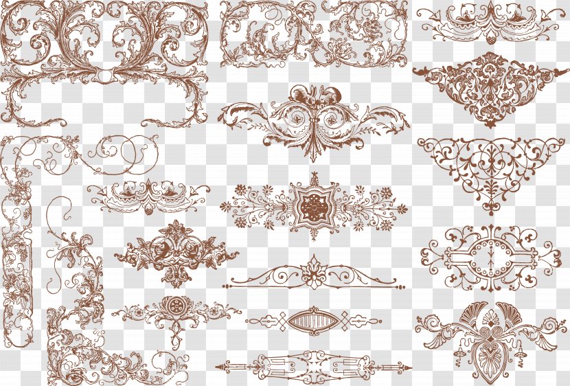 Visual Design Elements And Principles Ornament Pattern - Hair Accessory - Retro Palace Transparent PNG
