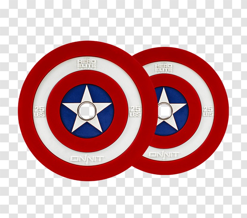 Captain America's Shield Weight Plate Thor Iron Man - Exercise - America Transparent PNG