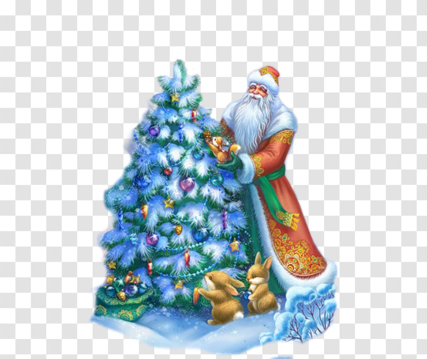 Santa Claus Ded Moroz Christmas Tree Snegurochka Transparent PNG