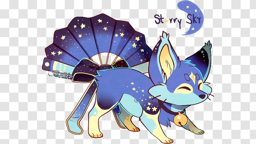 Whiskers Dog Cat Cobalt Blue - Legendary Creature - The Starry Sky Transparent PNG