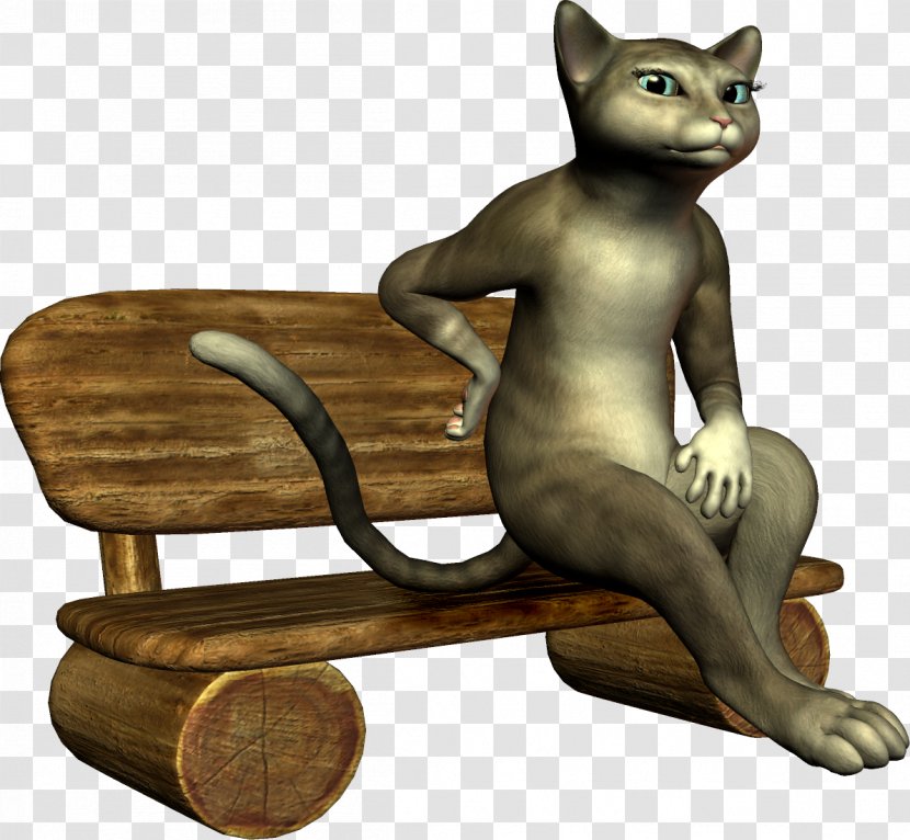 Cat Tail Wood - Small To Medium Sized Cats Transparent PNG
