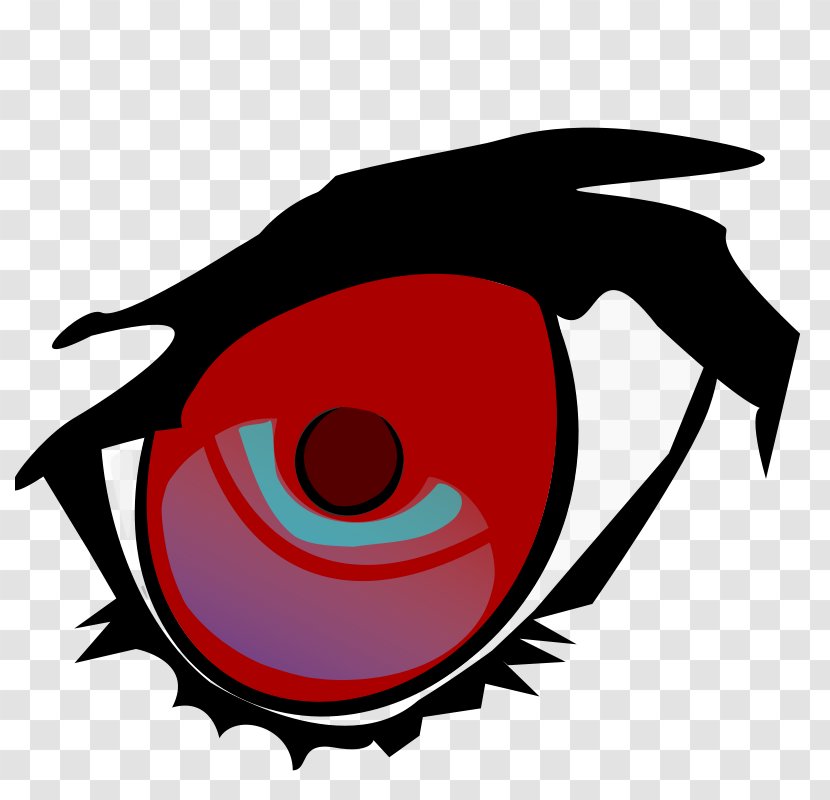 Eye Clip Art - Red - Mad Tv Mascot Transparent PNG