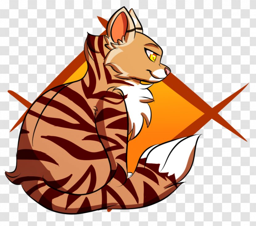 Whiskers Tiger Tabby Cat - Cartoon Transparent PNG