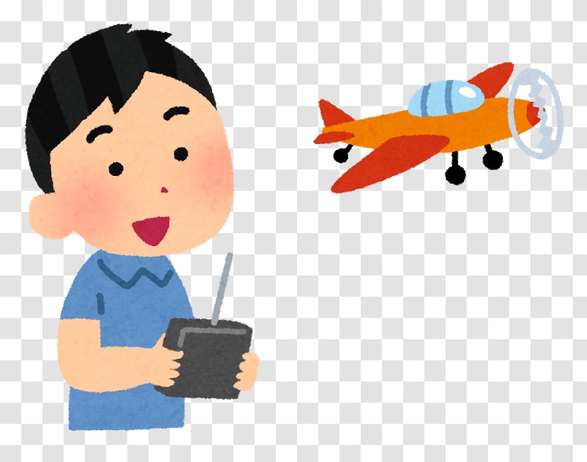 Radio-controlled Aircraft 松島町役場 子育て支援センター Model いらすとや - Boy - Finger Transparent PNG