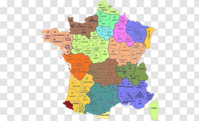 Regions Of France Departments Metropolitan Dordogne Grand Est - Area Transparent PNG